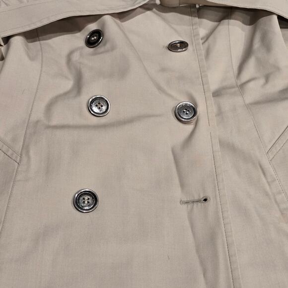 Vintage London Fog Double Breasted Trench Coat Spy Jacket Removable Fleece Liner - Picture 16 of 16